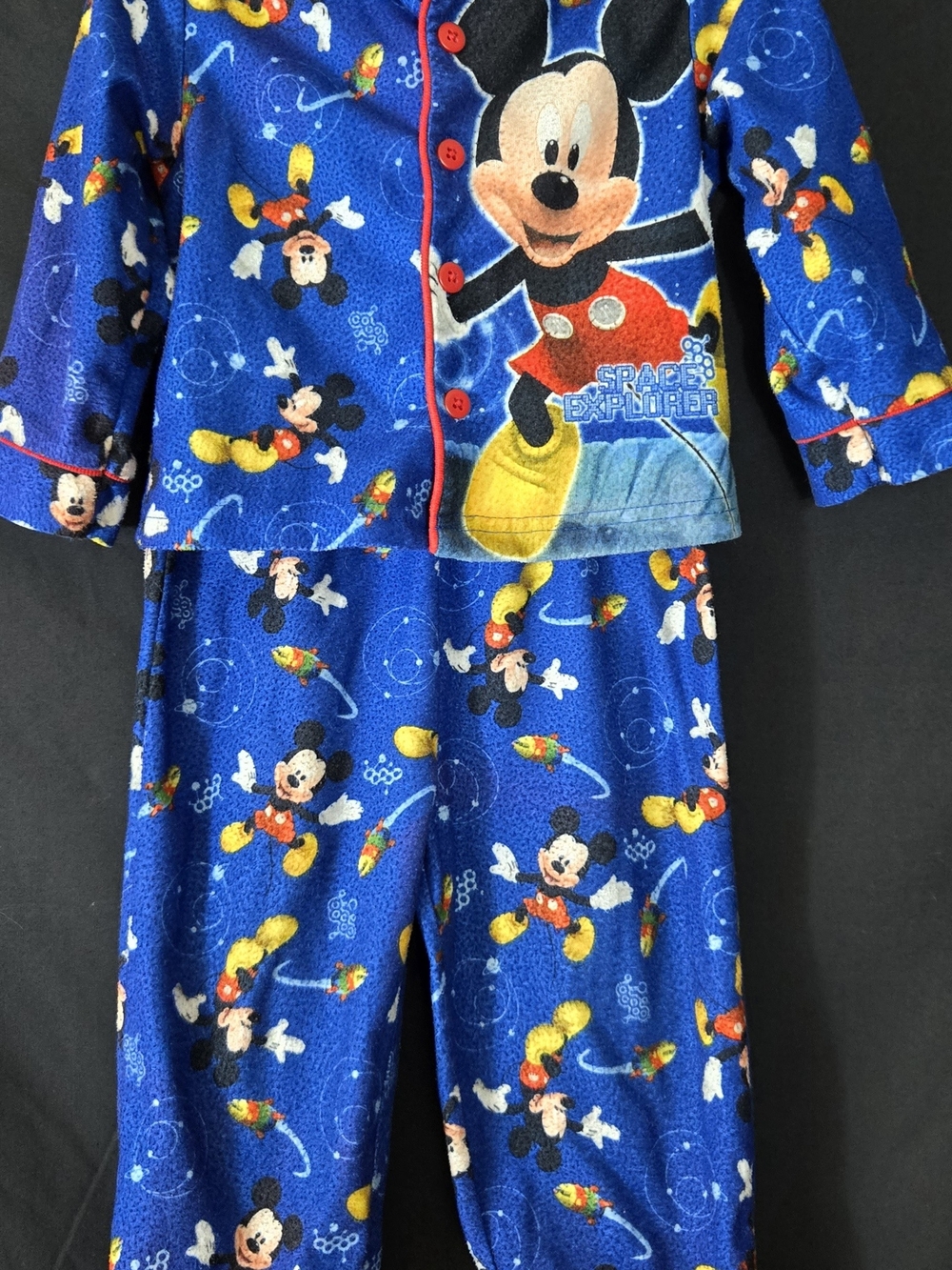 Disney Mickey Mouse Blue Space Explorer Pajama Set